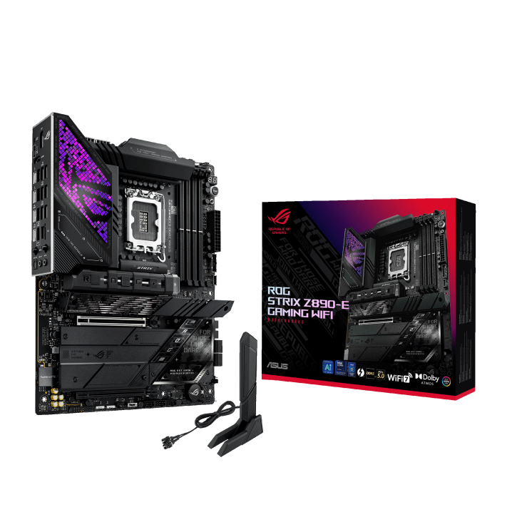 ASUS ROG STRIX Z890-E GAMING WIFI DDR5 PCIe 5.0 ATX Motherboard ASUS ROG STRIX Z890-E GAMING WIFI DDR5 PCIe 5.0 ATX Motherboard